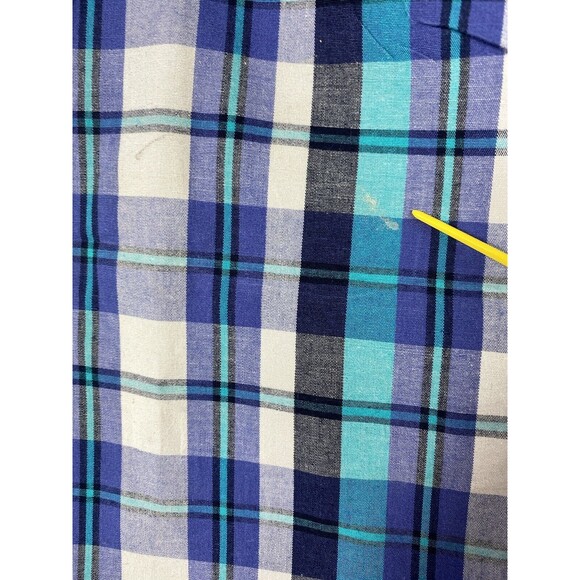 White Stag Size 14 Womens Skort With Built in Shorts Golf Athletic Blue Plaid - Picture 6 of 12